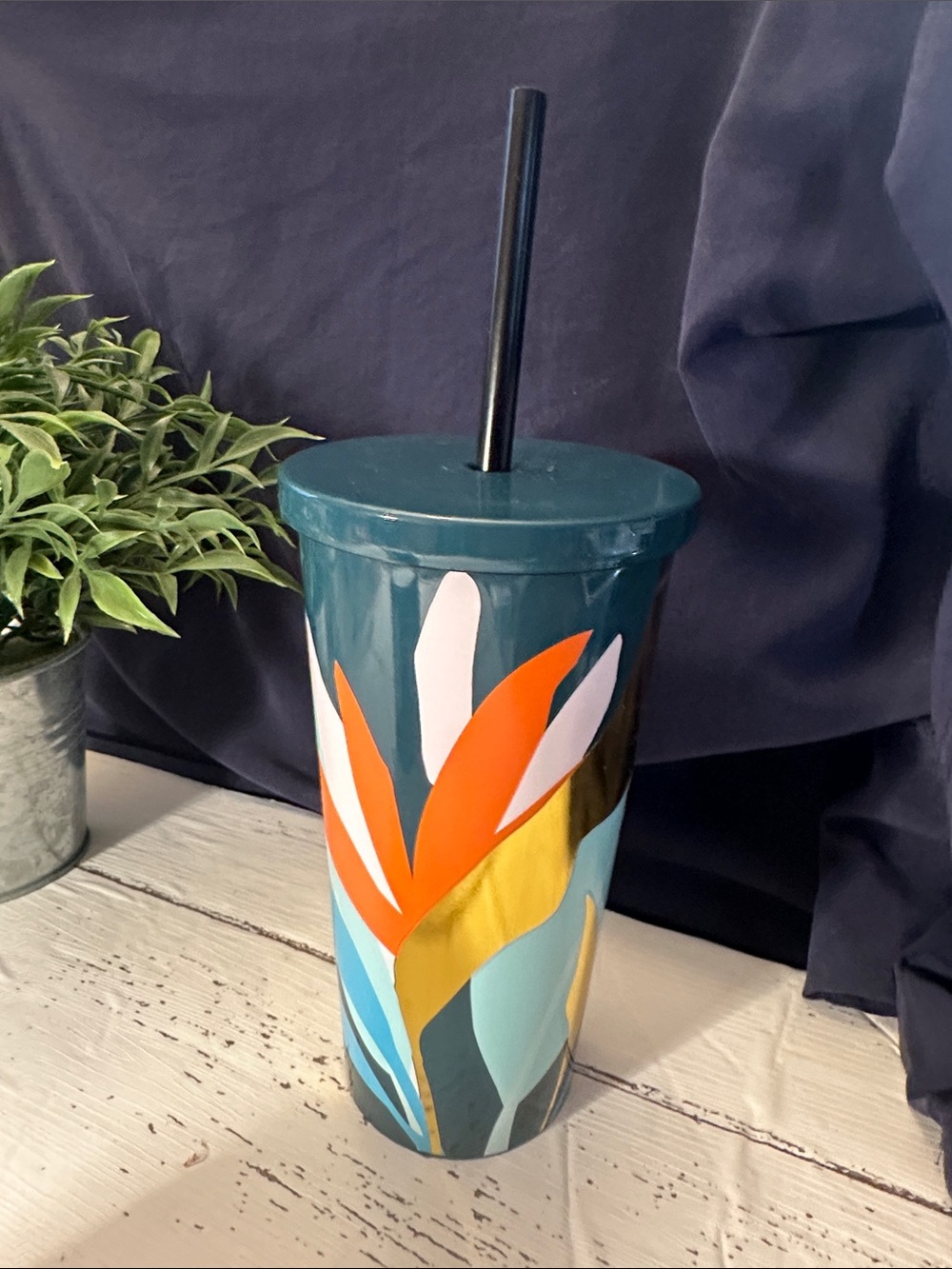 Starbucks reserve collectible Hawaii steel cup NEW 2023 Tumbler Straw